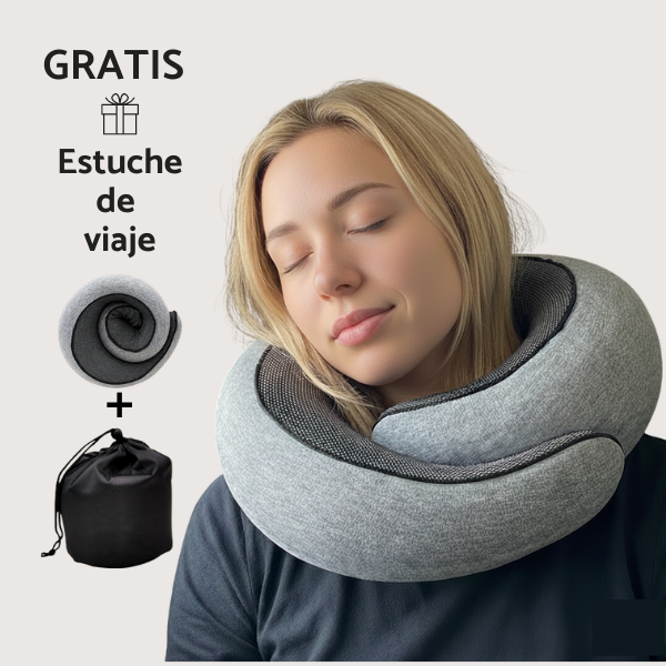 Almohada de Viaje Memory Foam™ | Descanso Asegurado | Calidad Premium