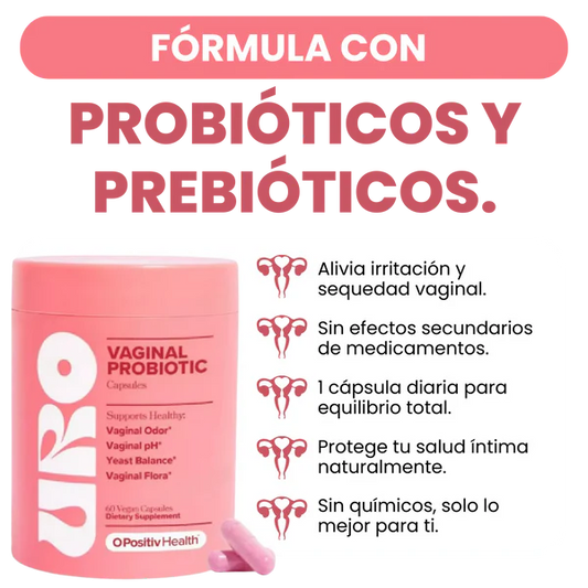 Uro™ | Probióticos y Prebióticos Recupera Tu Confianza Íntima