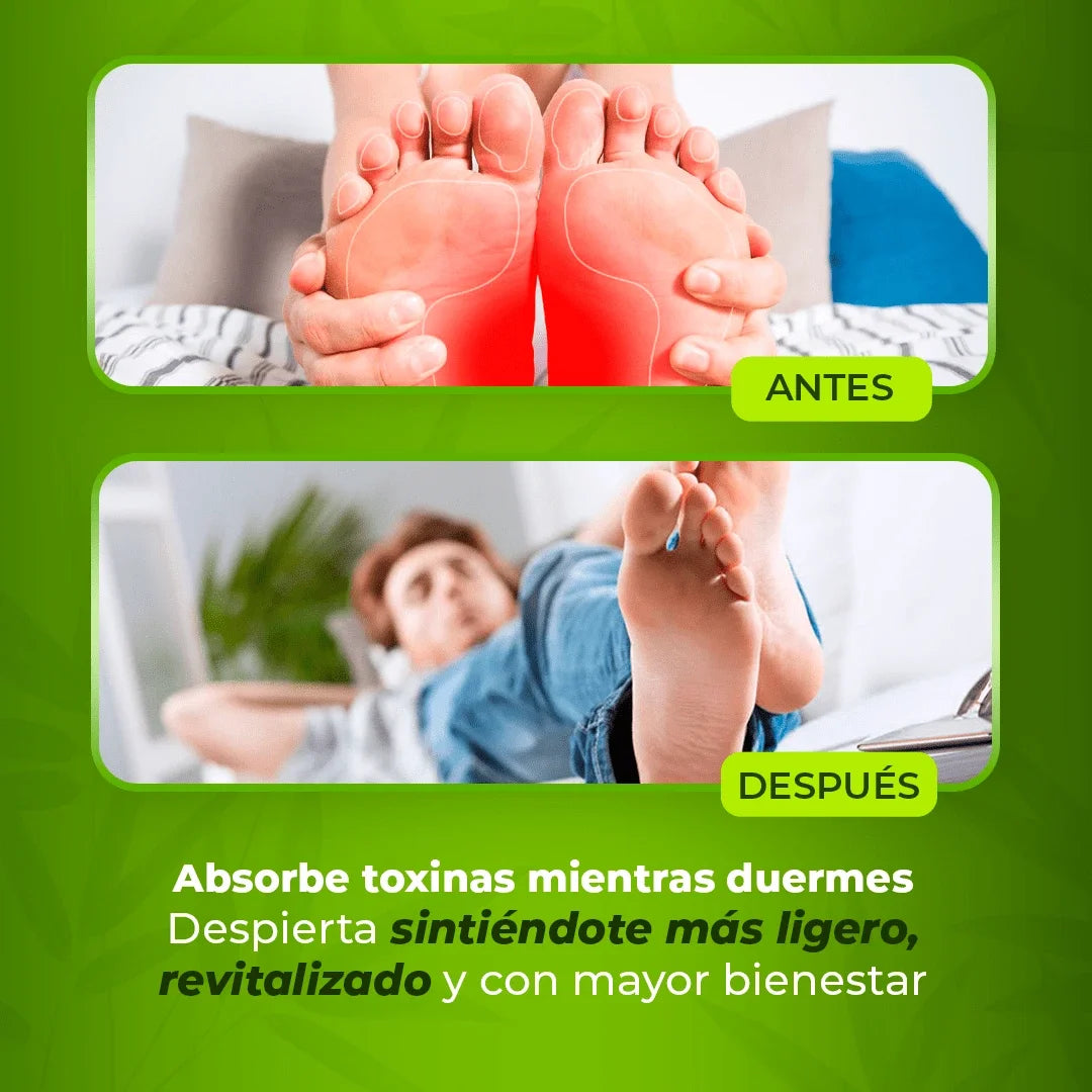Parches Kinoki ORIGINALES | Elimina toxinas | Mejora el sueño | Alivia dolores