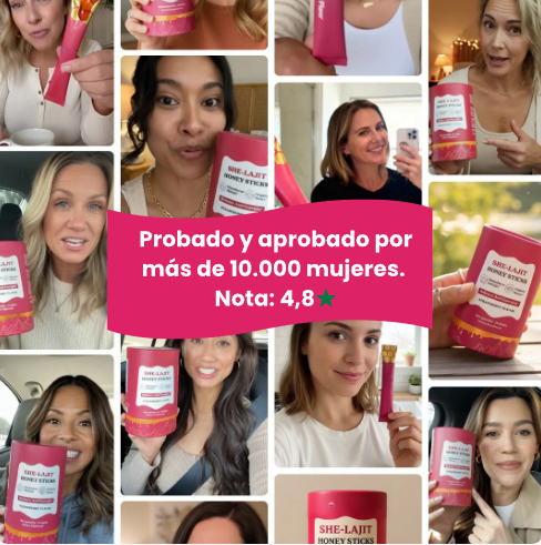 SHE-Lajit para Ellas | Barritas de Miel para Equilibrio Hormonal