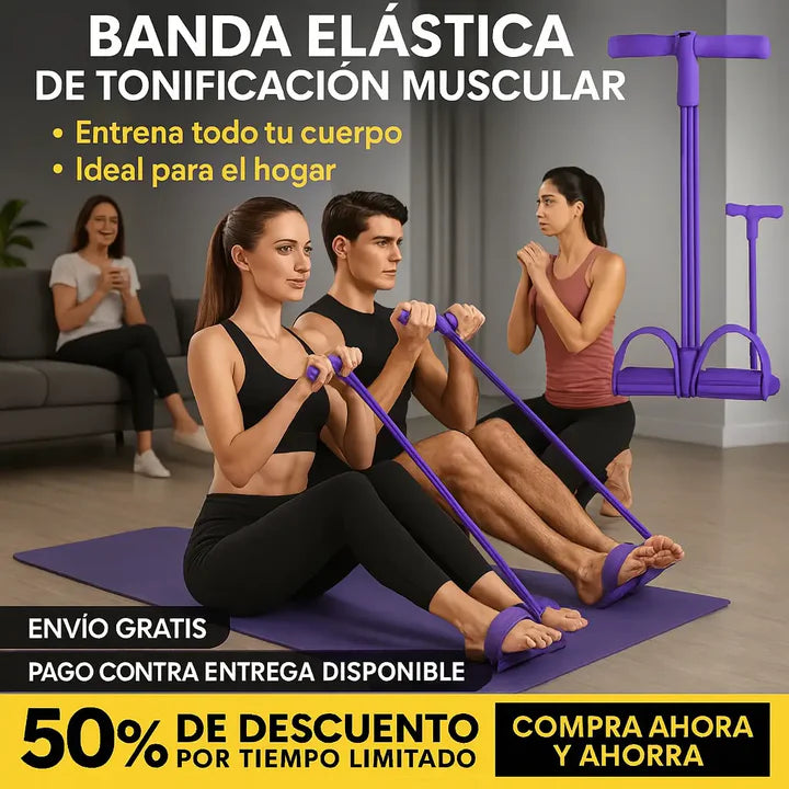 Banda Elástica de Resistencia Multifuncional + Guía Digital de Regalo🎁