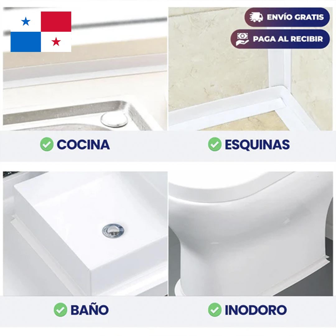 Tape de Calafateo Anti-Moho | Protege y Embellece tu Hogar