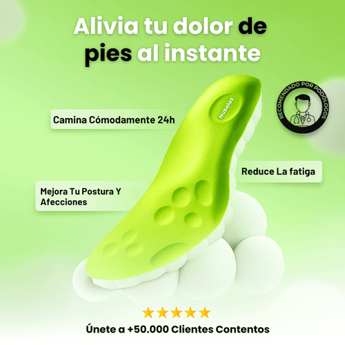 Plantillas Memory Foam™ | Camina con Comodidad | Adiós a los Dolores en los Pies