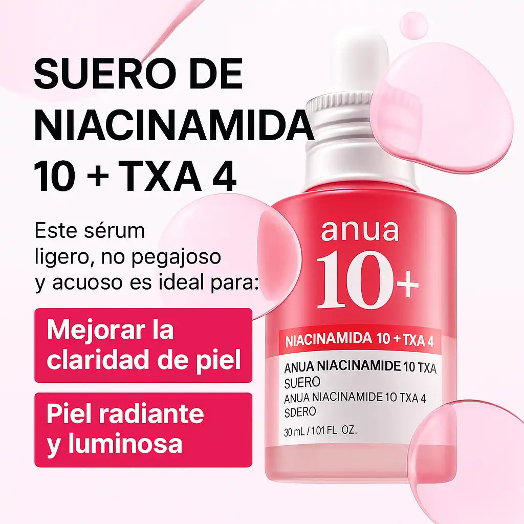 ANUA 10+ Serum coreano | Gratis eBook de Mascarillas Caseras