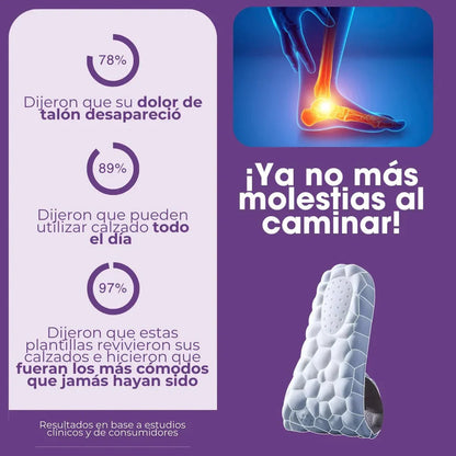 Plantillas Memory Foam™ | Camina con Comodidad | Adiós a los Dolores en los Pies