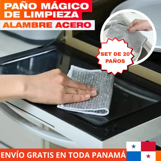 Paños de MicroAcero para Limpieza | PAGA 10 y LLEVA 20 PAÑOS!