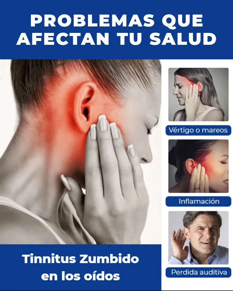 Tinnidrop® | Spray Para el Alivio y Limpieza de Oídos | No más Tinnitus!