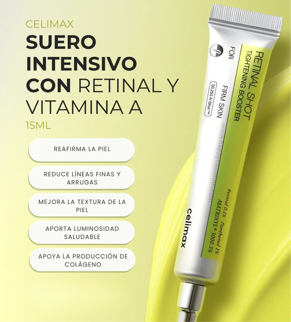 Retinal Shot Celimax® | Reduce las Arrugas y Manchas