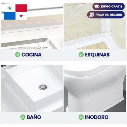 Tape de Calafateo Anti-Moho | Protege y Embellece tu Hogar