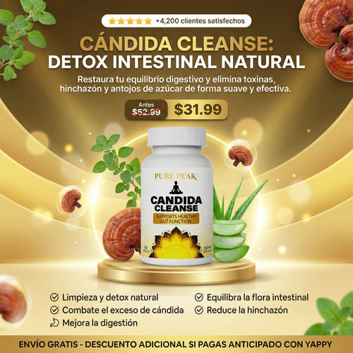 Cándida Cleanse® | Detox Intestinal para Hombres y Mujeres