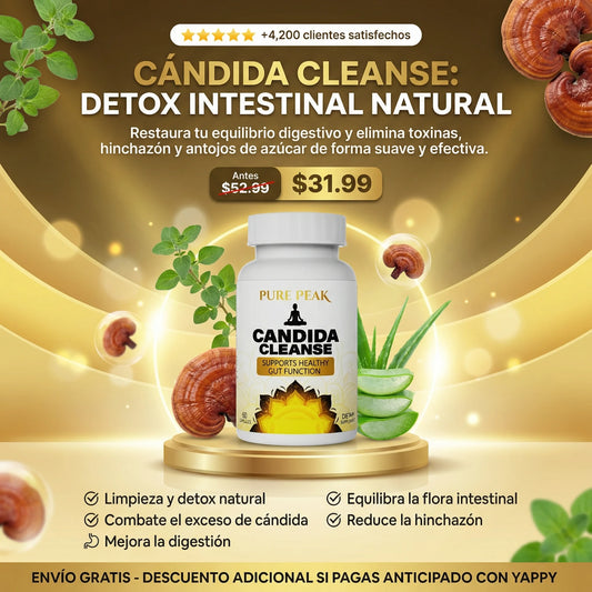 Cándida Cleanse® | Detox Intestinal para Hombres y Mujeres